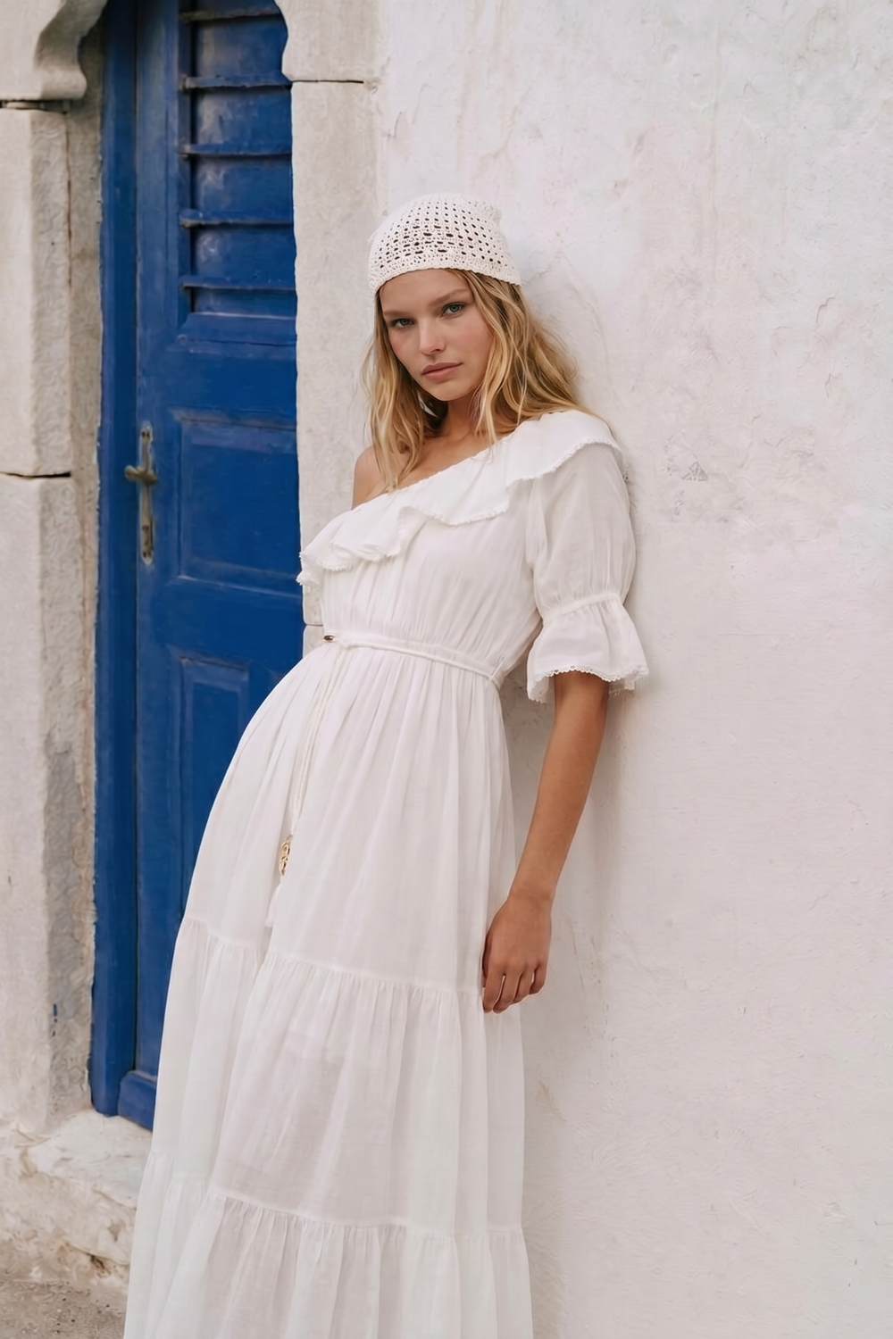 elegant white maxi dress Elysium - US 8 Strapless Maxi length Lightweight material Slight stretch Partially lined White Chiffon Long Prom Dress,Halter