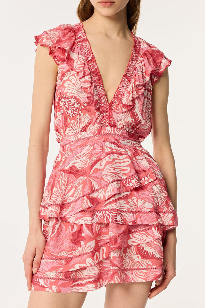 Mini Dress Carol | Pink | XS | Poupette St Barth