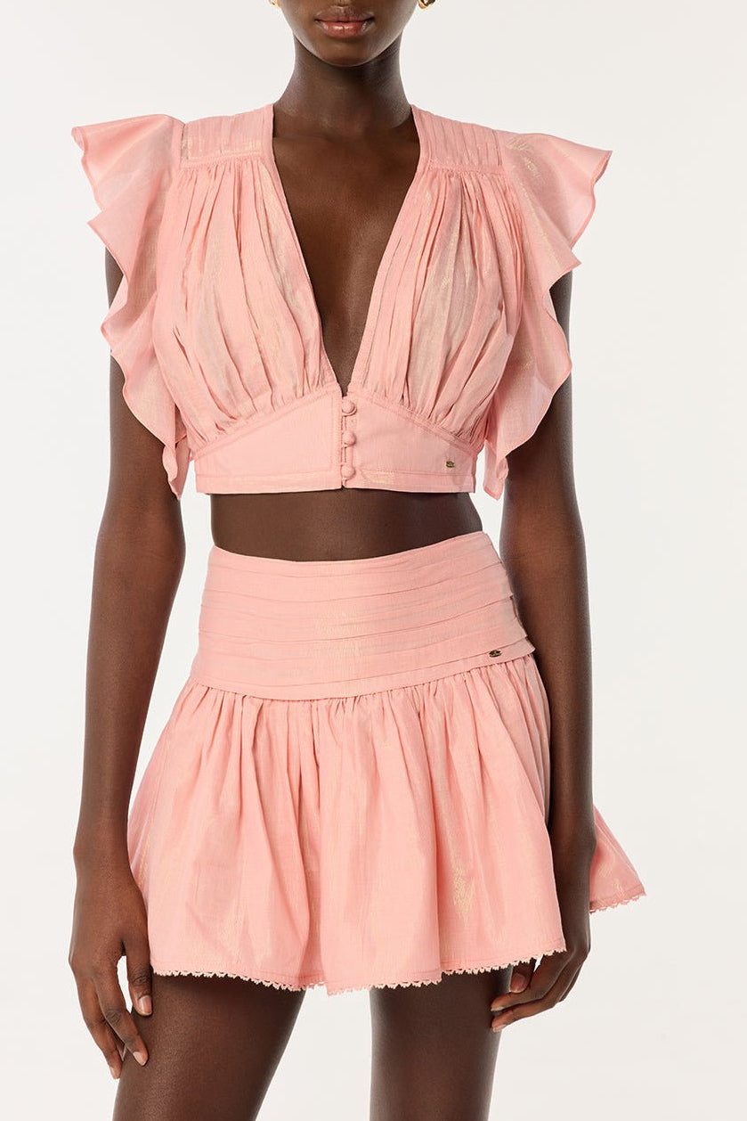 Mini Skirt Colleen - Pink | Poupette St Barth