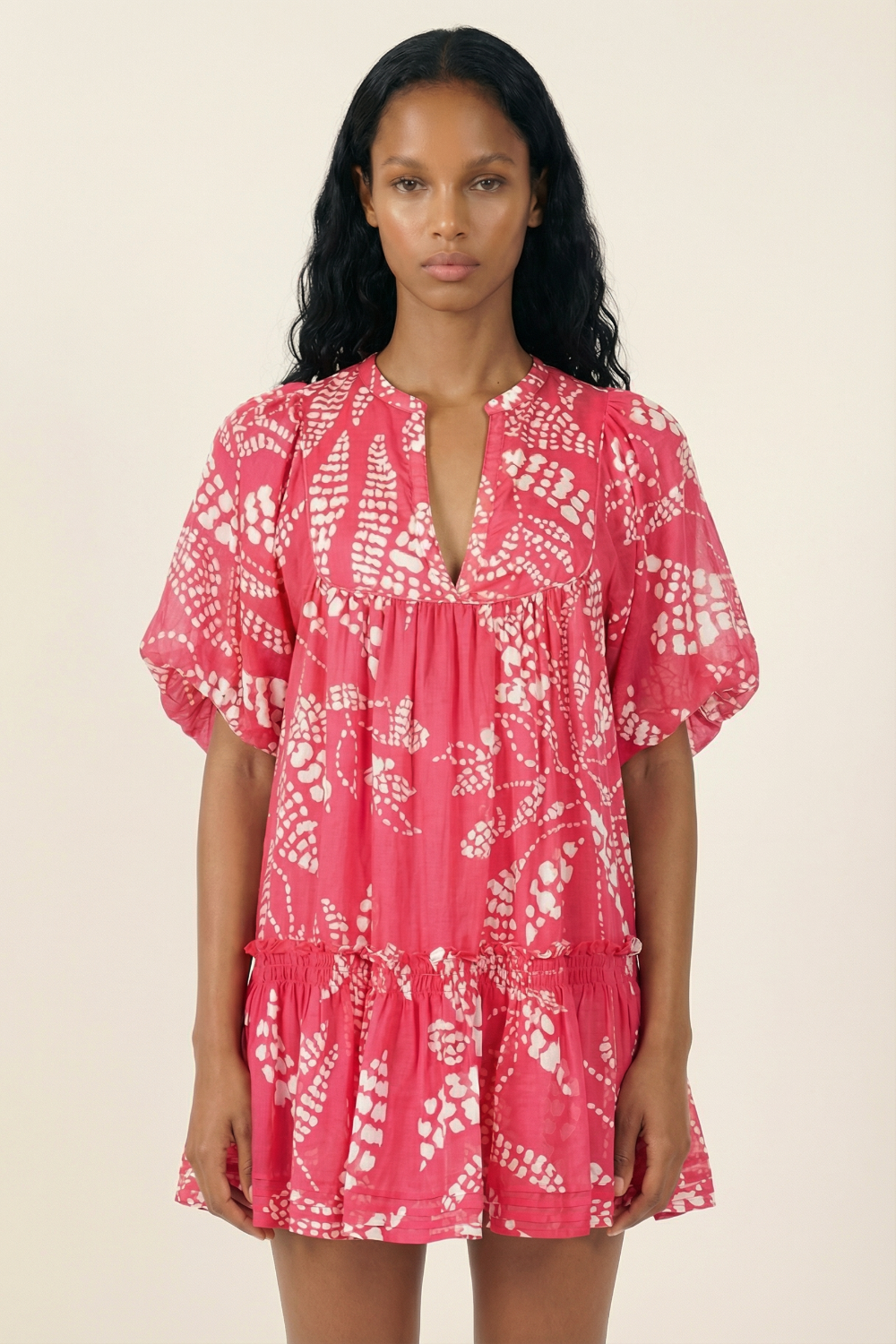 cotton gauze mini dress Cruz - Pink Austral product_pill::Adjustable straps Size Guide:8 some may find the House Of Cb Persephone