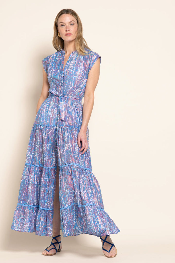 Robe Longue Kora - Blue Akoya