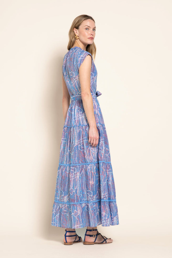 Robe Longue Kora - Blue Akoya