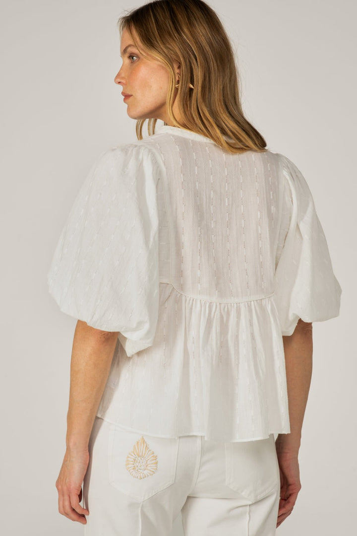 Blouse Flores - Natural White - Poupette St Barth