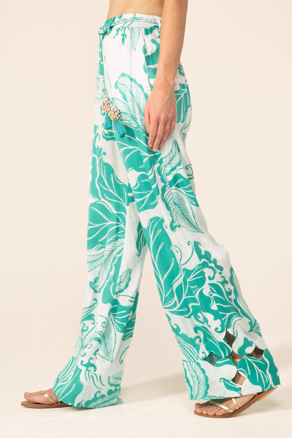 Pant Patti - Green Reef Wave - Poupette St Barth