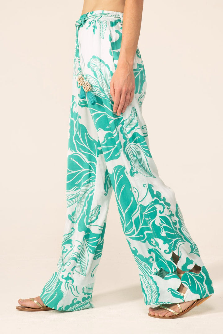 Pant Patti - Green Reef Wave - Poupette St Barth