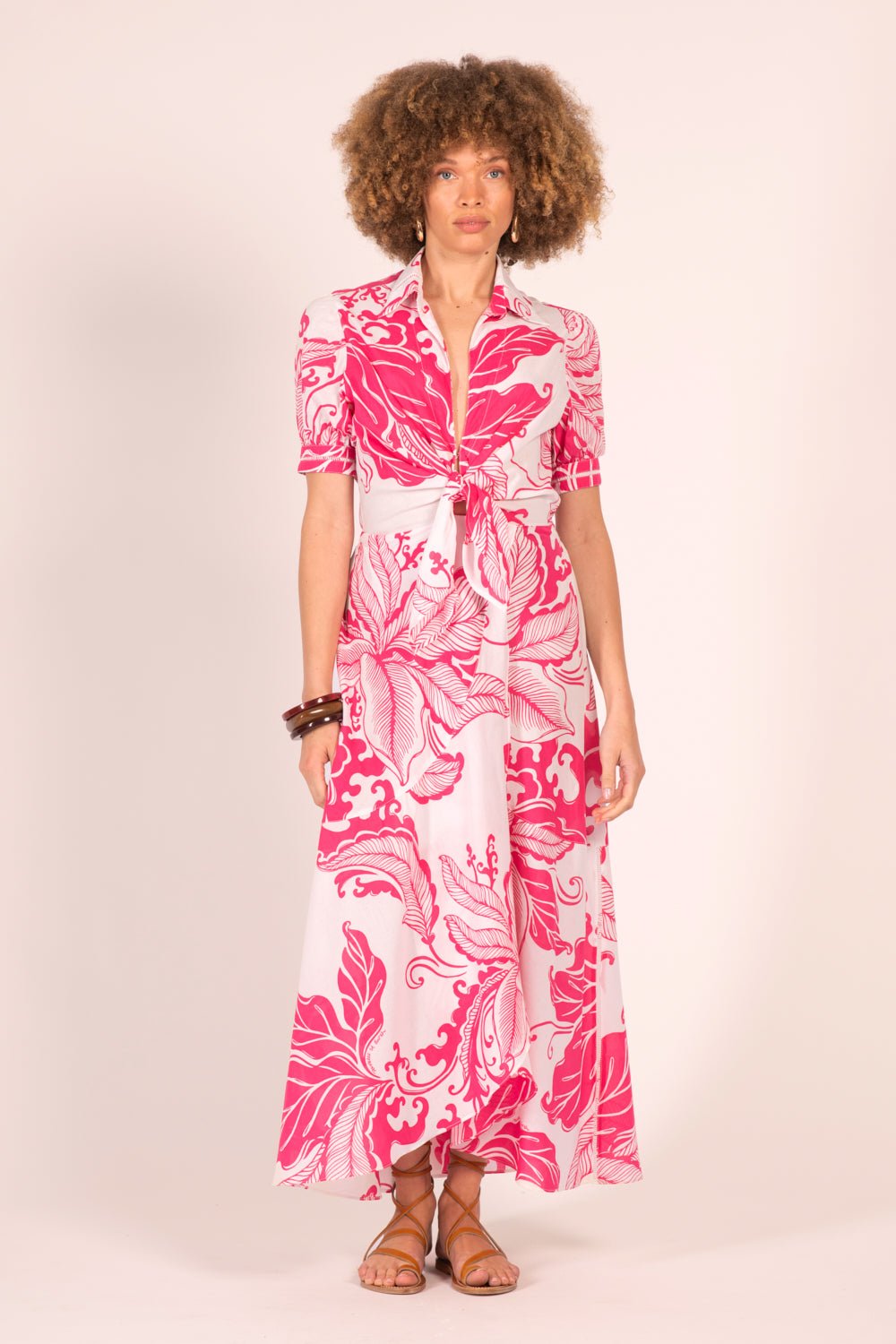 Robe Longue Eren - Pink Reef Wave