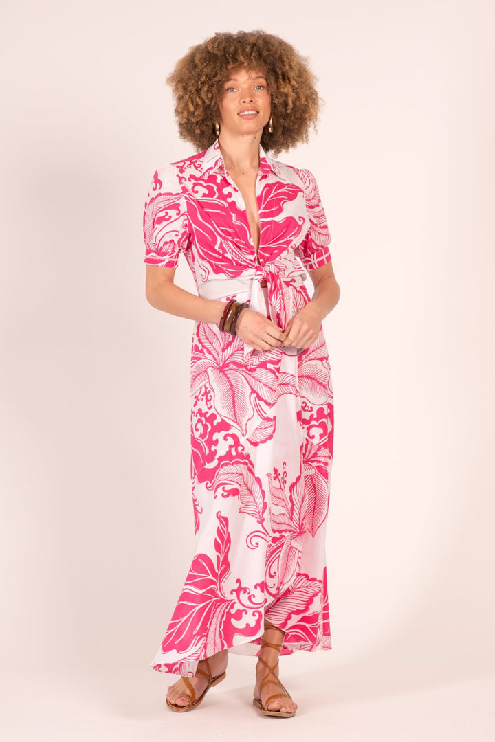 Robe Longue Eren - Pink Reef Wave