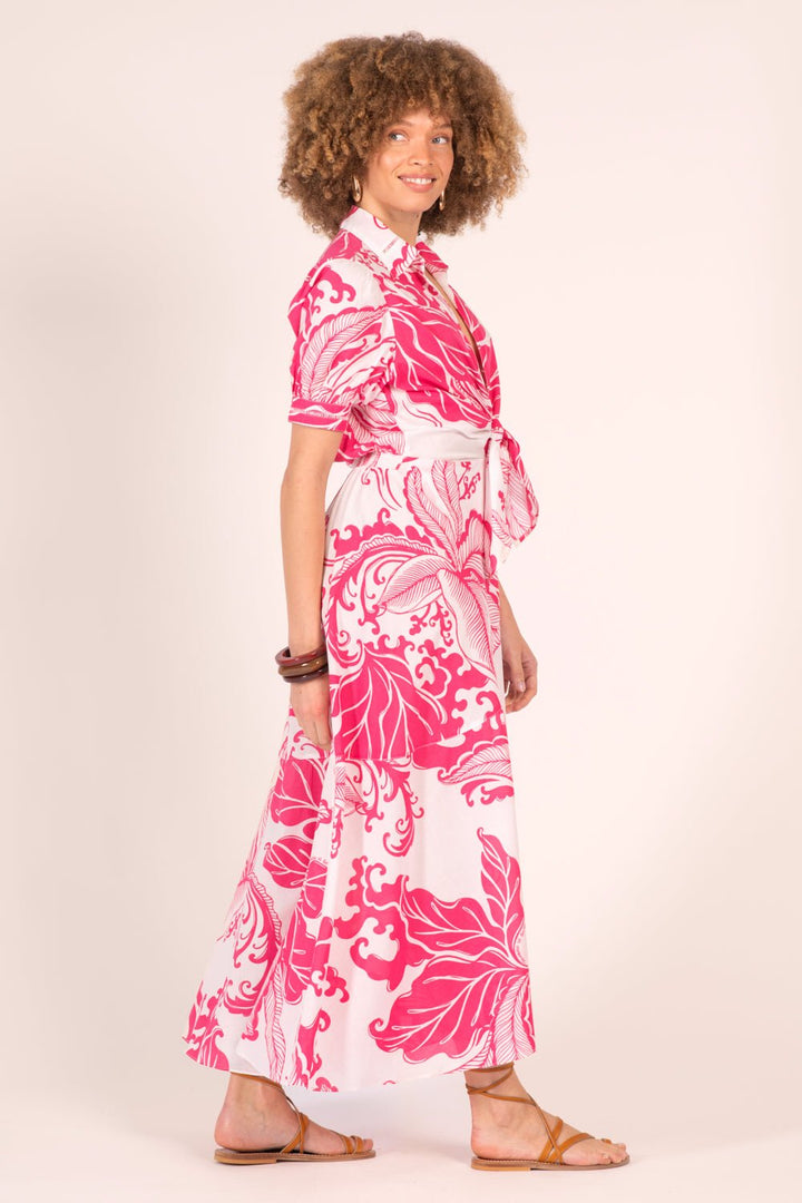 Robe Longue Eren - Pink Reef Wave
