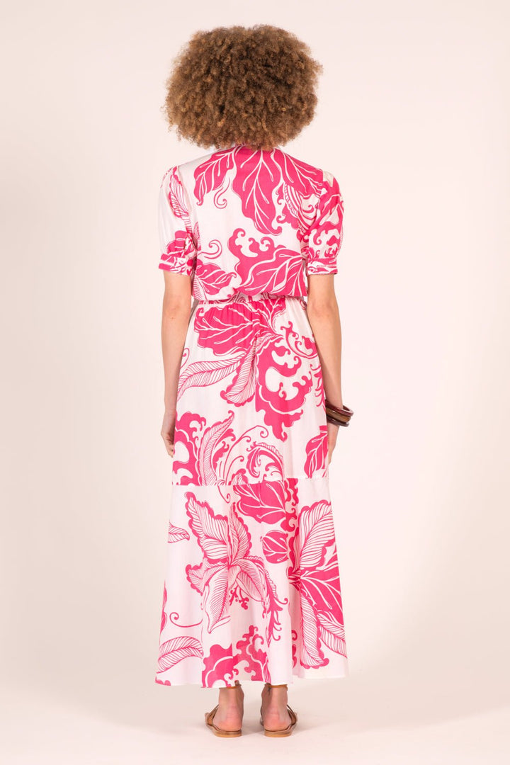 Robe Longue Eren - Pink Reef Wave