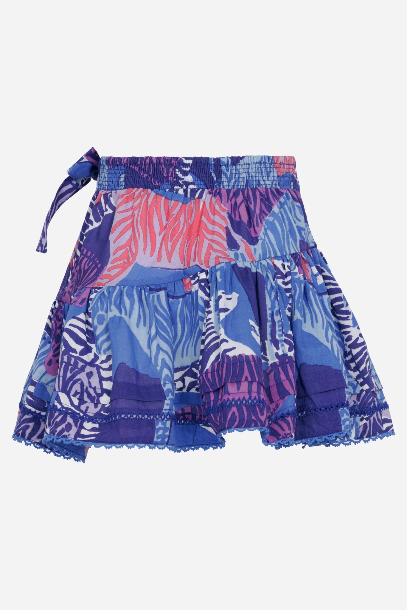 Mini Skirt Chantal - Blue Ashanti | Spring Collection | Poupette