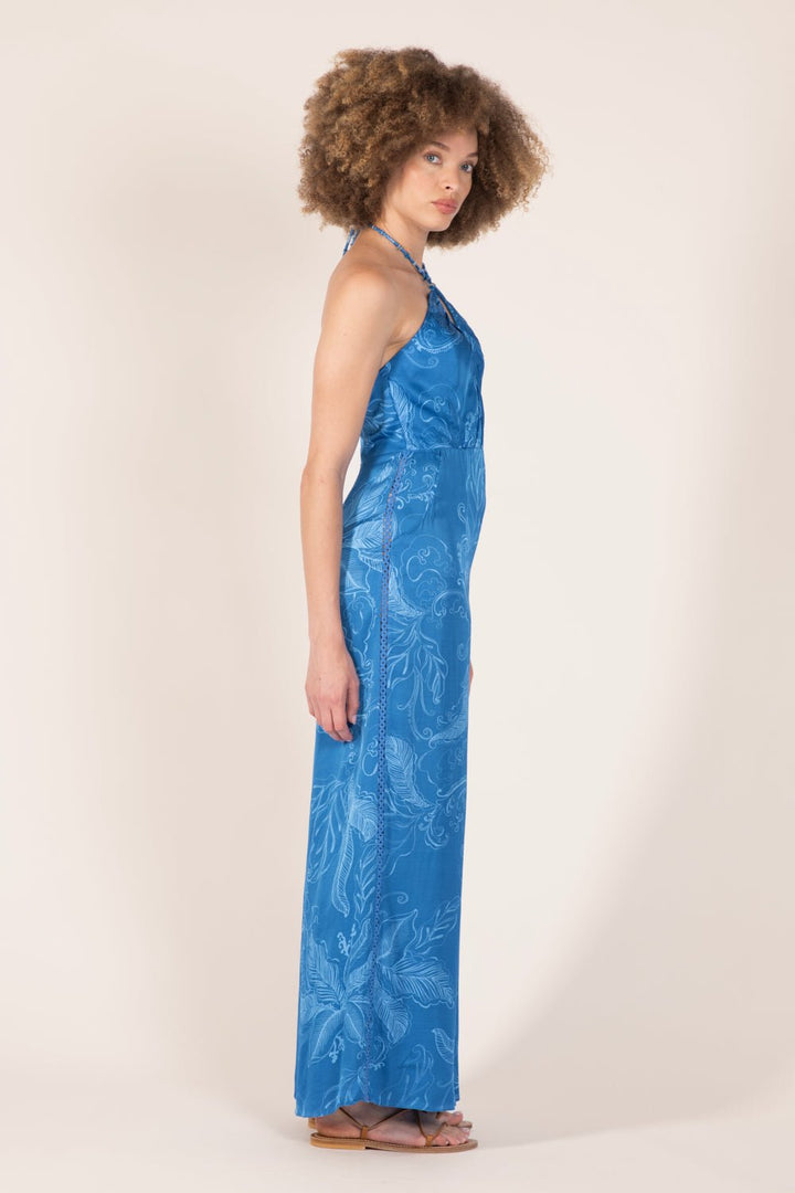 Long Jumpsuit Cilia - Blue Reef