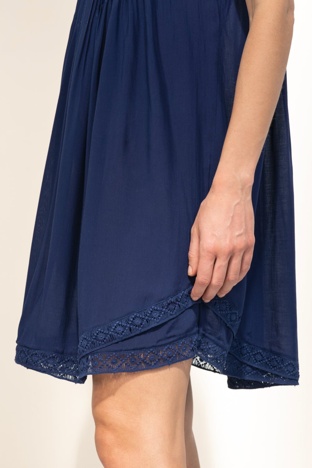 Mini Dress Sasha - Navy|Resort Collection|Poupette St Barth Mini Dress Sasha - Navy|Resort Collection|Poupette St Barth