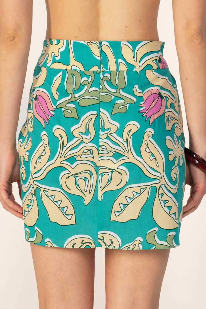 Mini Skirt Tilda - Turquoise Ritual - Poupette St Barth