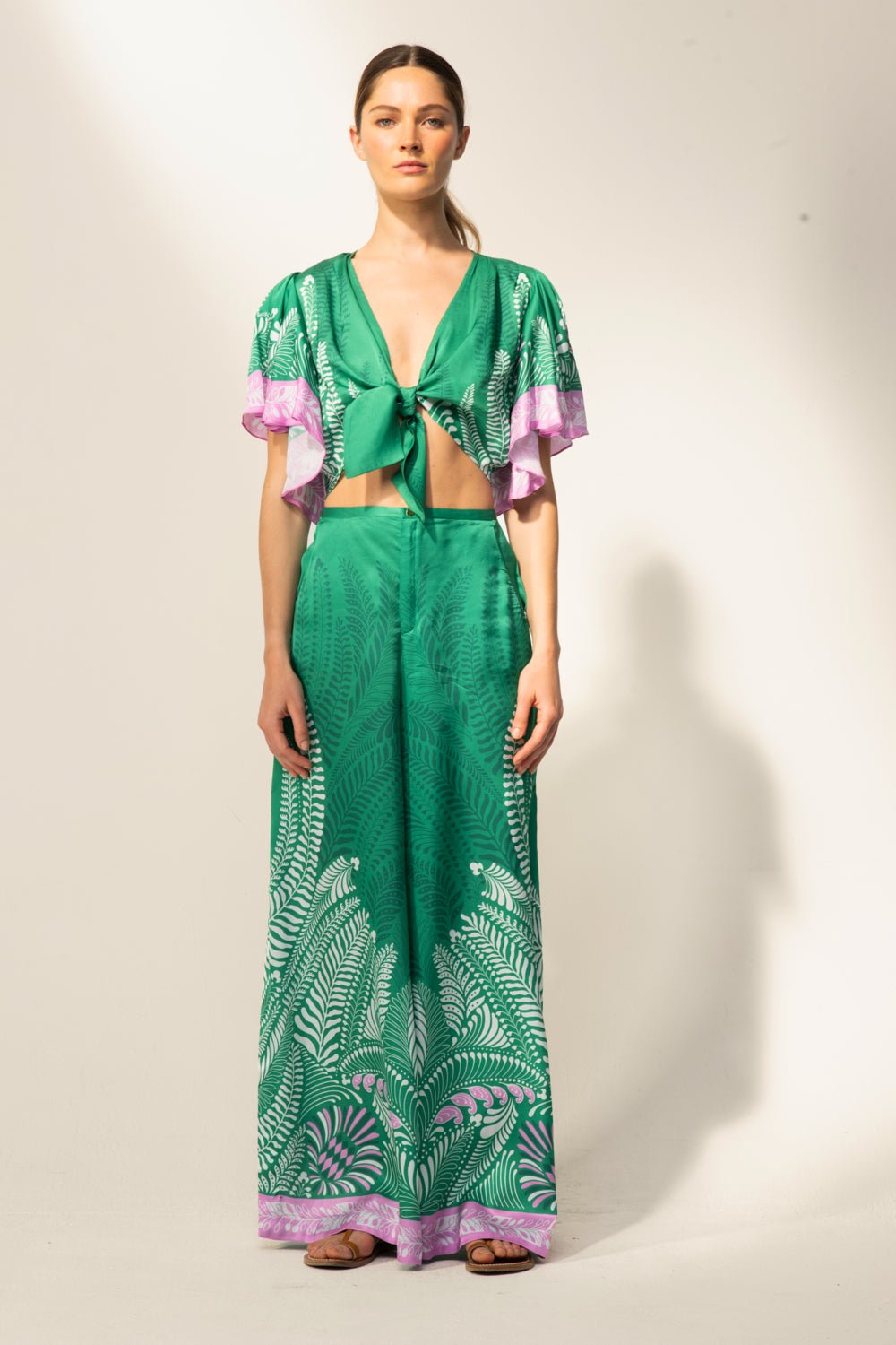 Pantalon Clea - Green Oolong