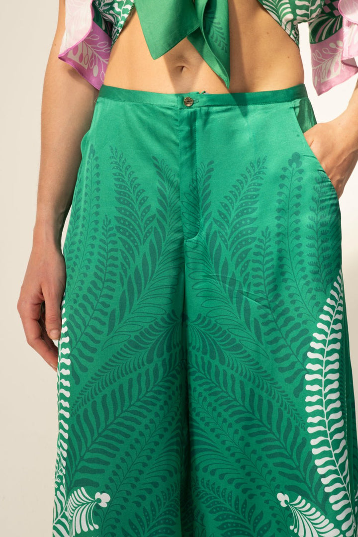 Pantalon Clea - Green Oolong