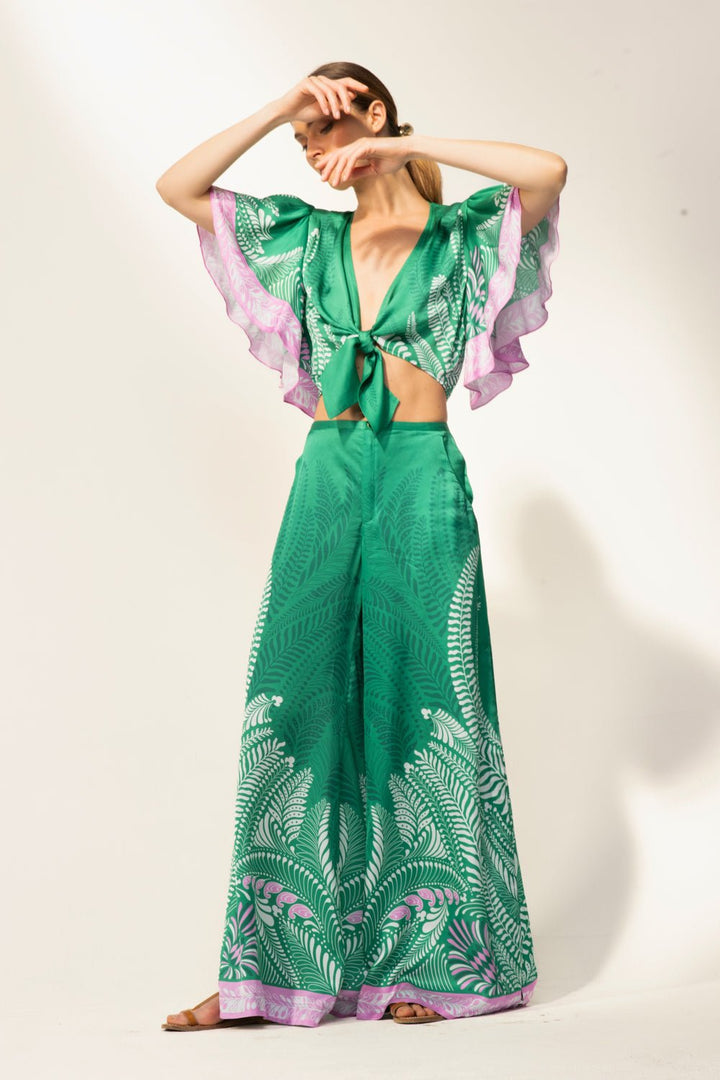 Pantalon Clea - Green Oolong