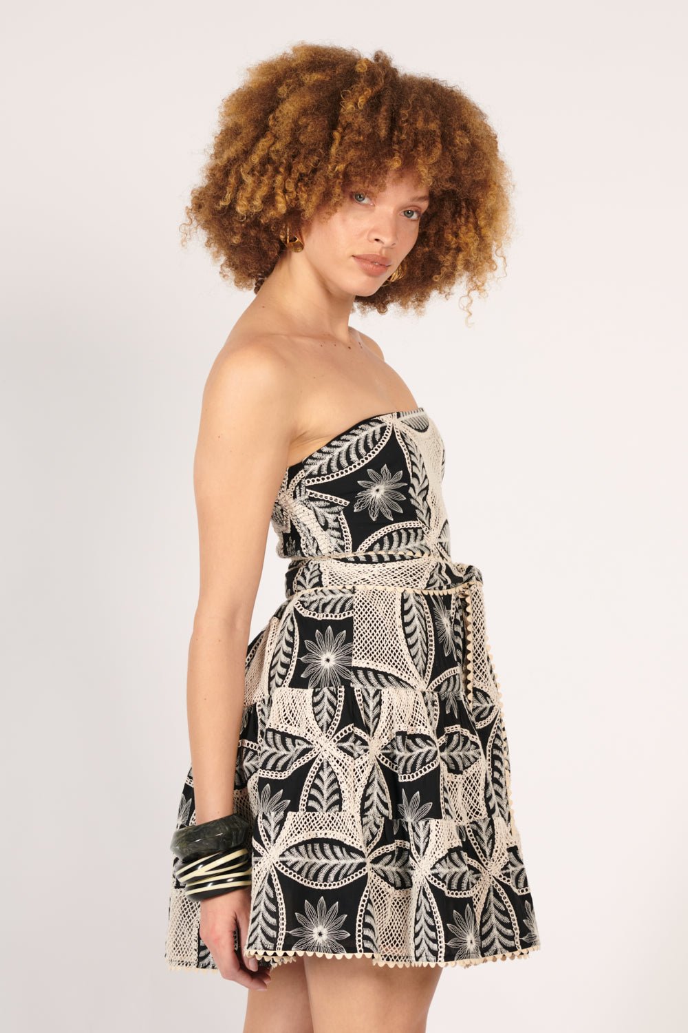 Bandeau Dress Christine - Black