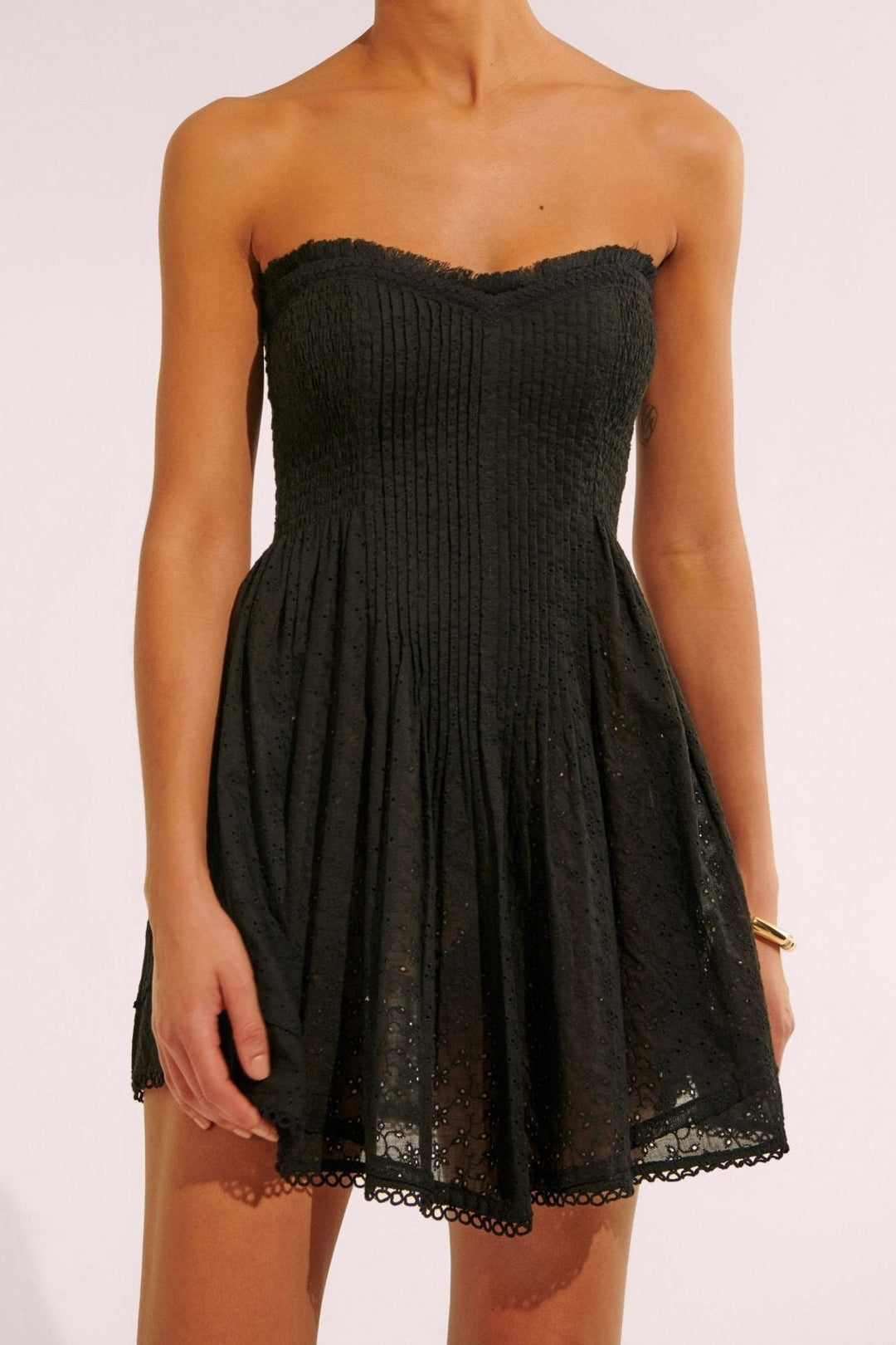 Bandeau Dress Claire - Black - Poupette St Barth