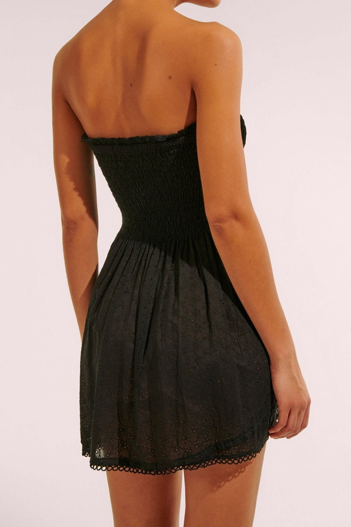 Bandeau Dress Claire - Black - Poupette St Barth