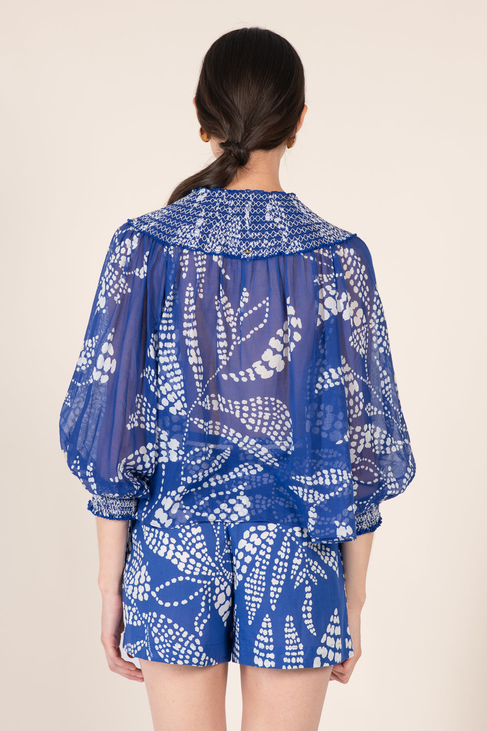 Blouse Ysee - Blue Austral - Poupette St Barth