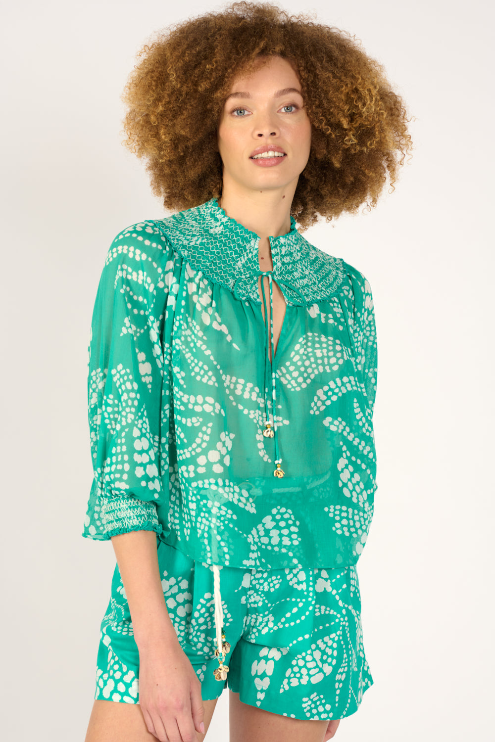 Blouse Ysee - Mint Austral - Poupette St Barth