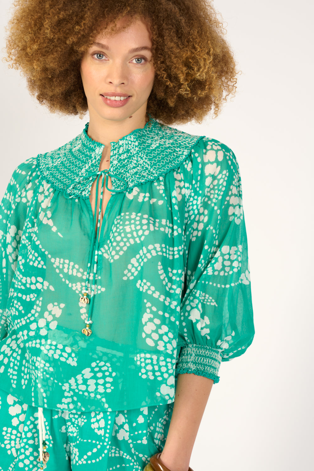 Blouse Ysee - Mint Austral - Poupette St Barth