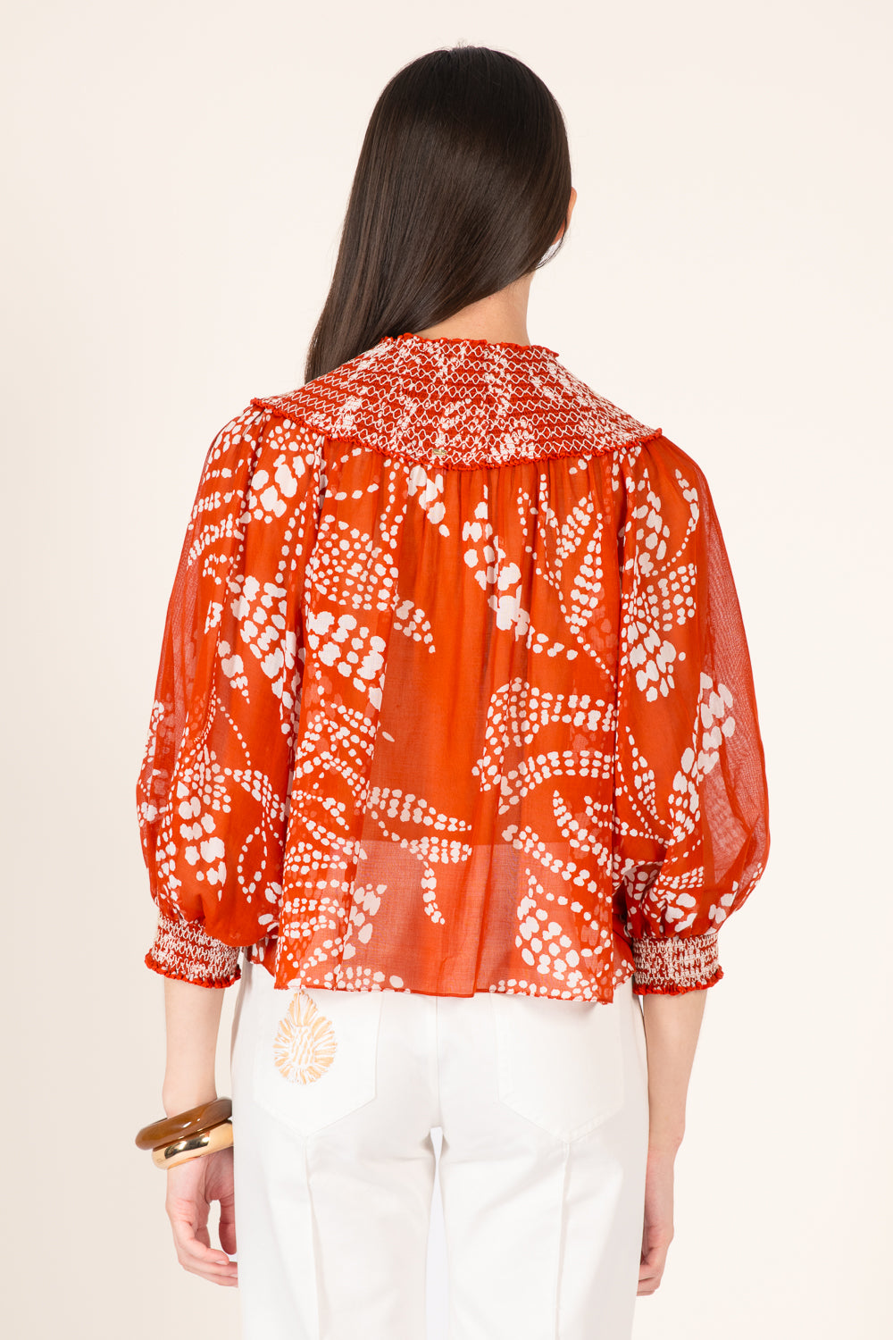 Blouse Ysee - Paprika Austral - Poupette St Barth