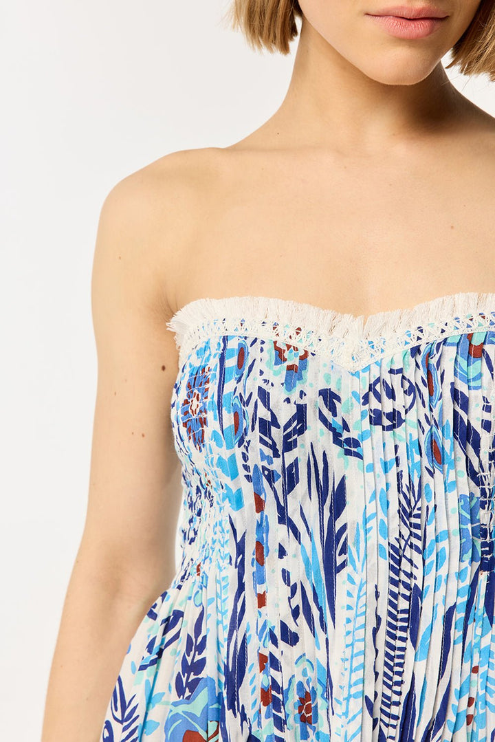 bandeau dress claire pink hortensia Bandeau Dress Claire - Pink Aquaflora