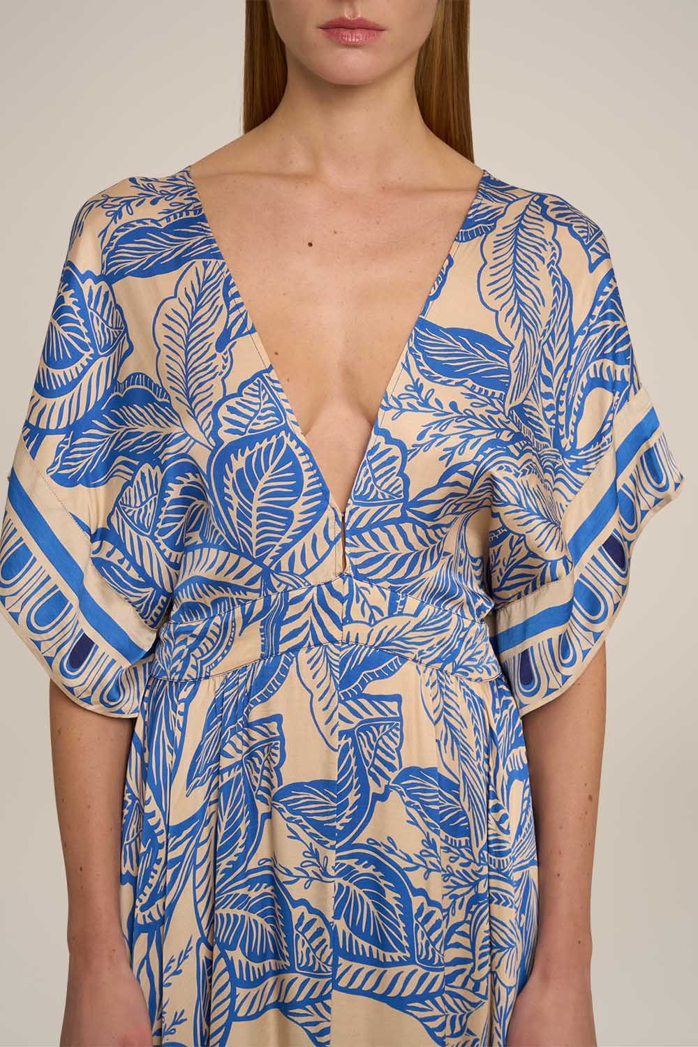 Kaftan Hina - Blue Delia