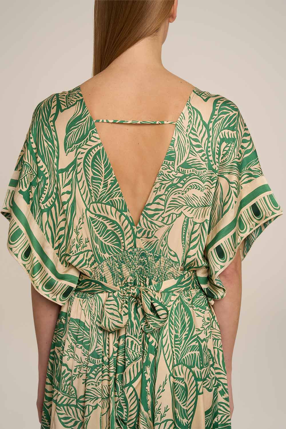 Kaftan Hina - Green Delia