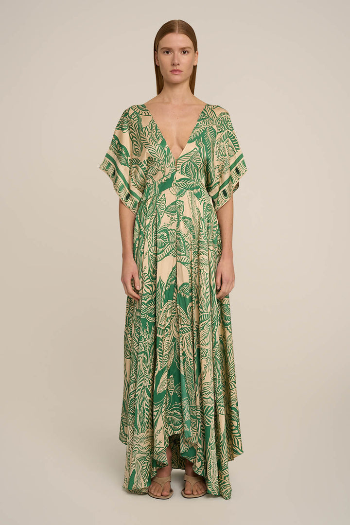 Kaftan Hina - Green Delia