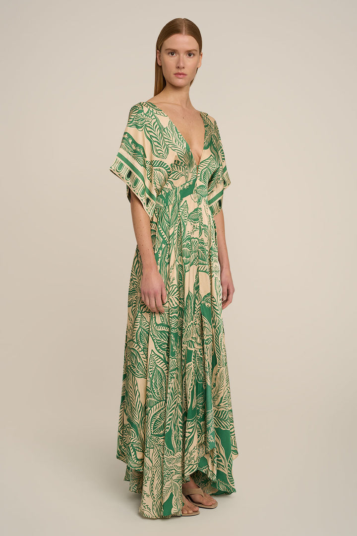 Kaftan Hina - Green Delia