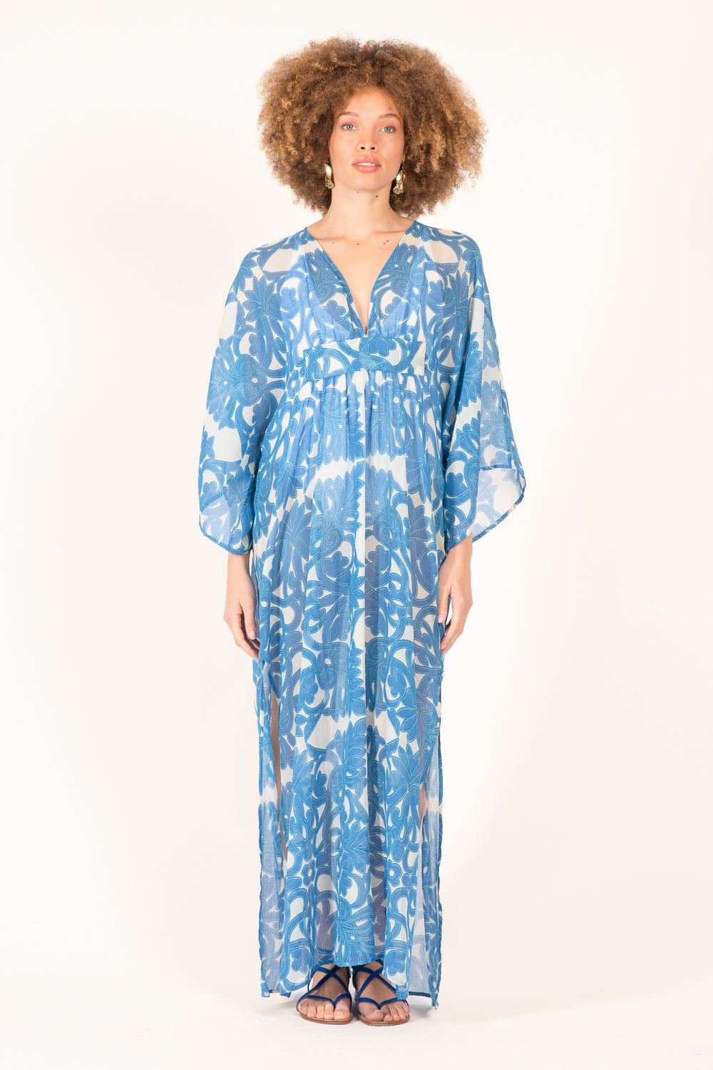 Kaftan Sol - Blue Mantra - Poupette St Barth