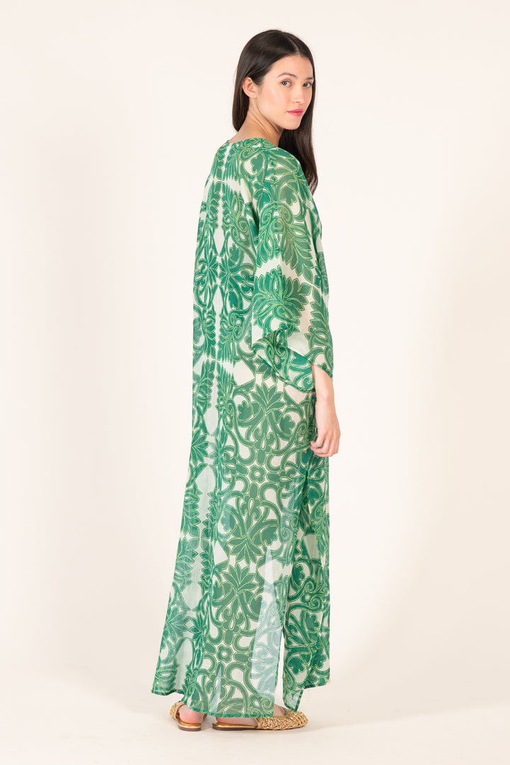 Kaftan Sol - Green Mantra - Poupette St Barth