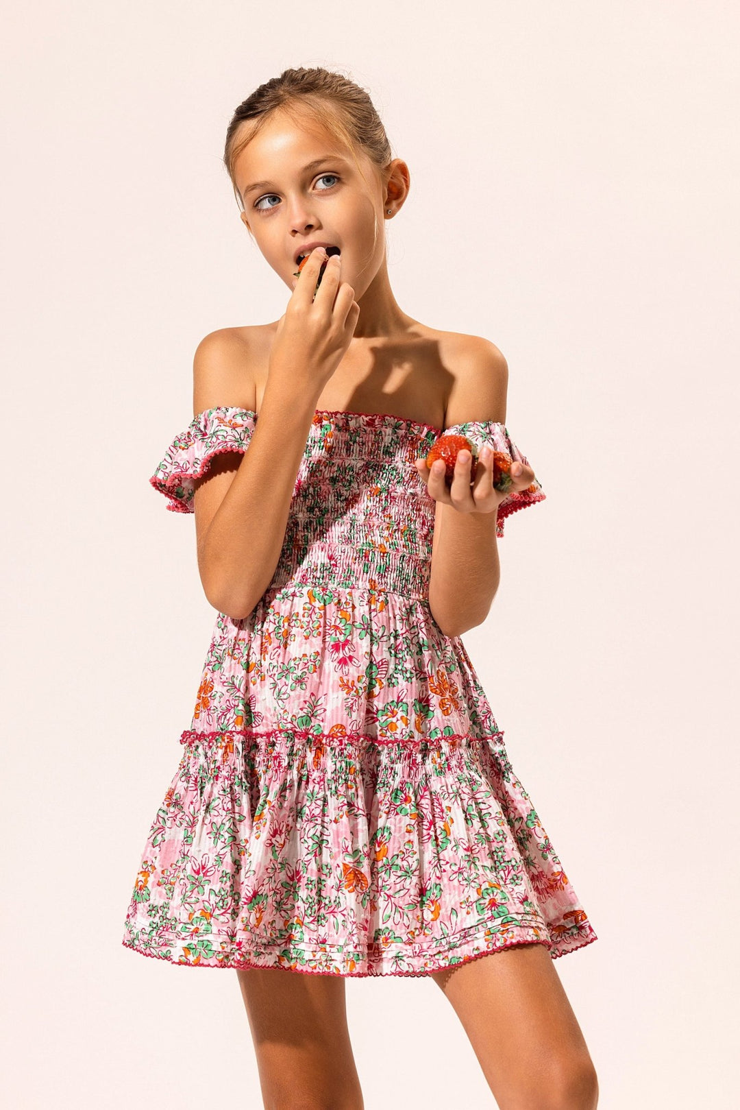 Robe Courte Enfant Aurora - Pink Sweet Liberty