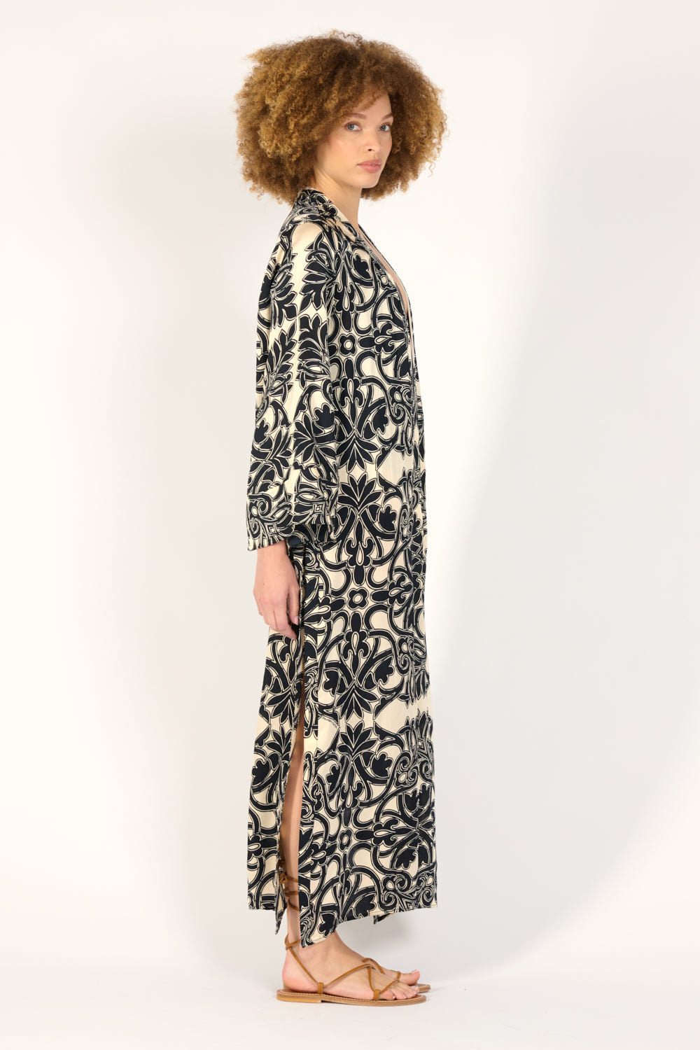 Kimono Lea - Black Mantra - Poupette St Barth
