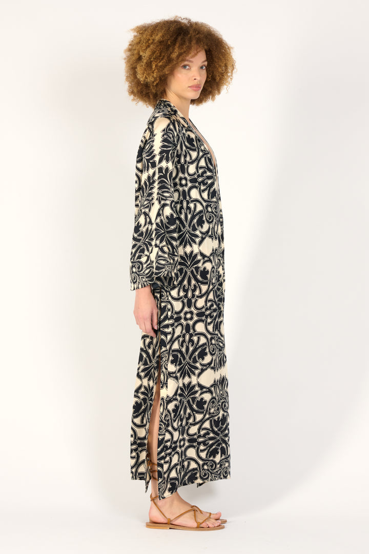 Kimono Lea - Black Mantra - Poupette St Barth