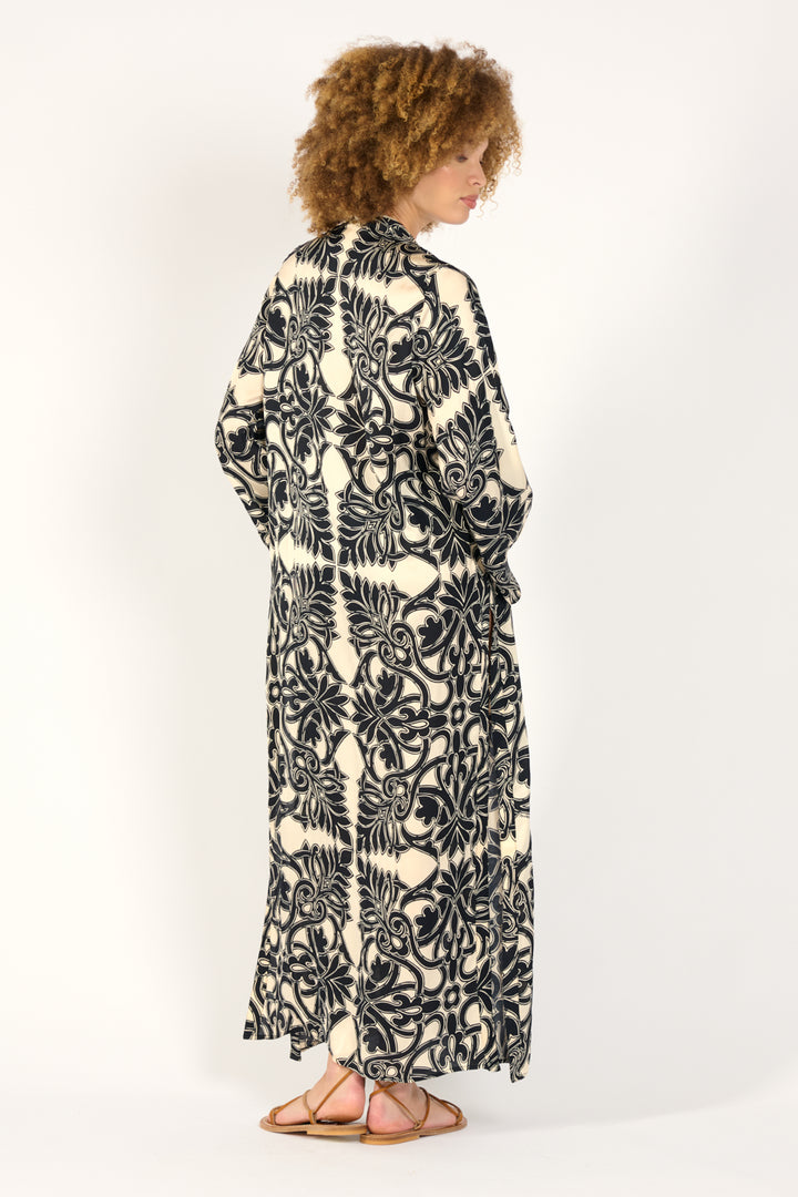 Kimono Lea - Black Mantra - Poupette St Barth