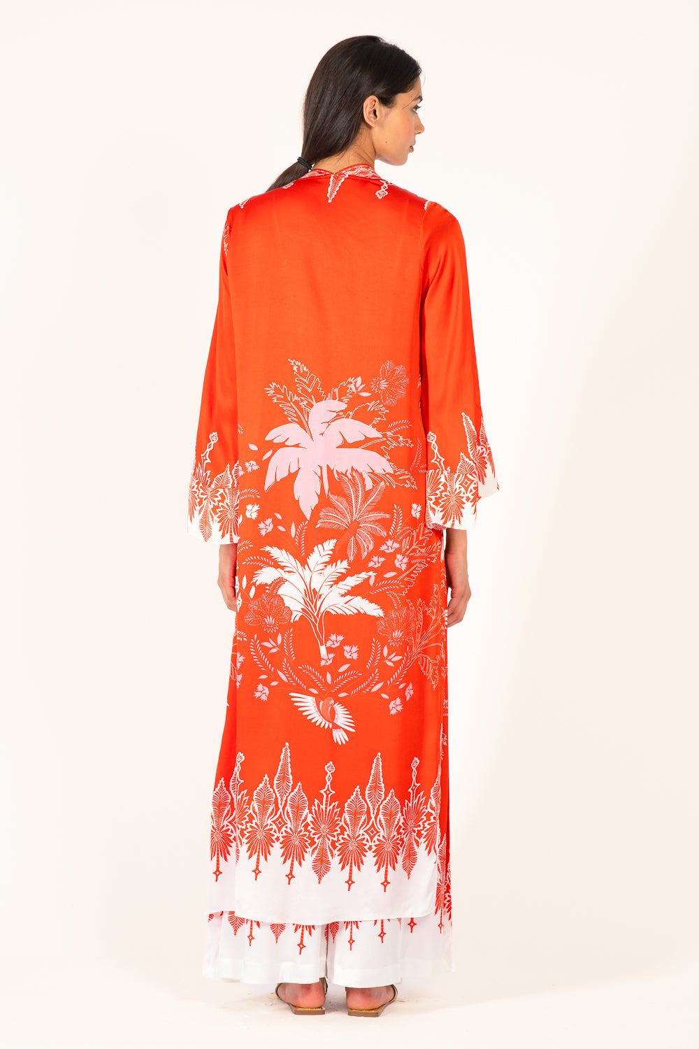 Kimono Lea - Coral Canopy - Poupette St Barth