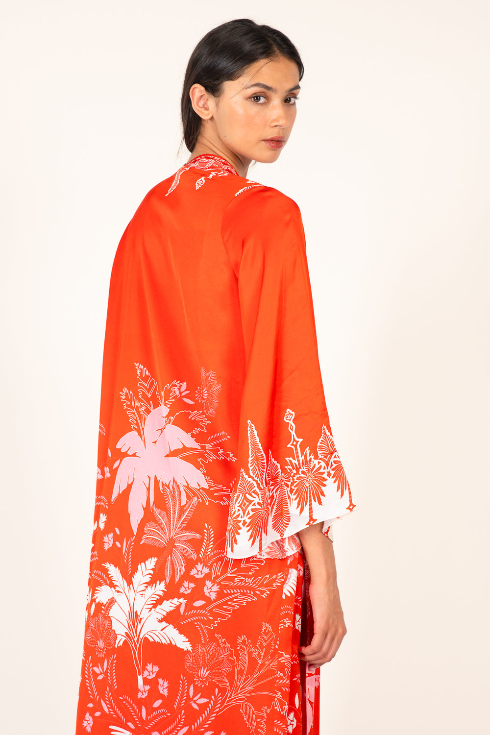 Kimono Lea - Coral Canopy - Poupette St Barth