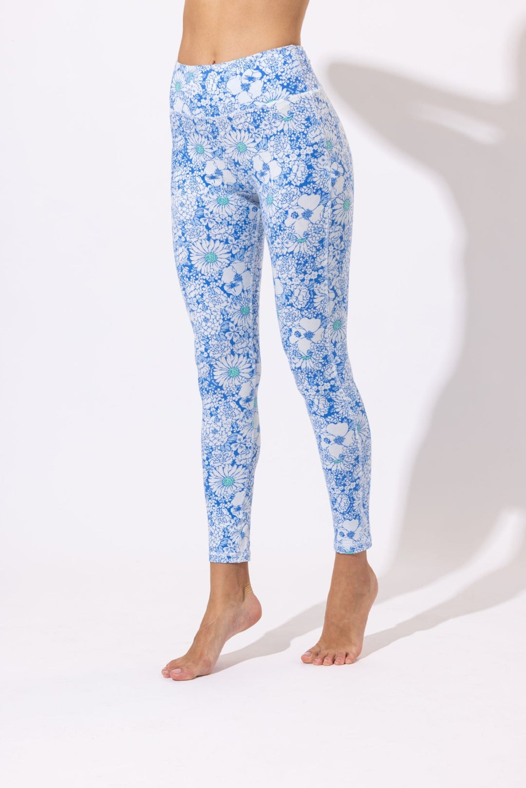 Legging Alexia - Blue 70's Mid Garden - Poupette St Barth