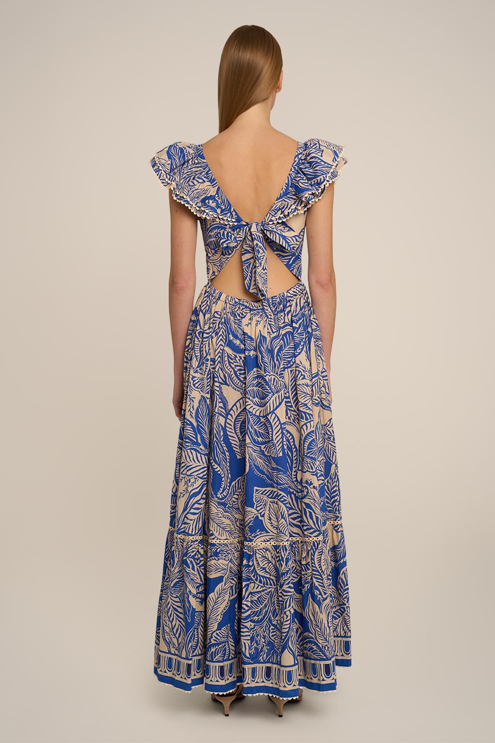 Long Dress Antea - Blue Delia