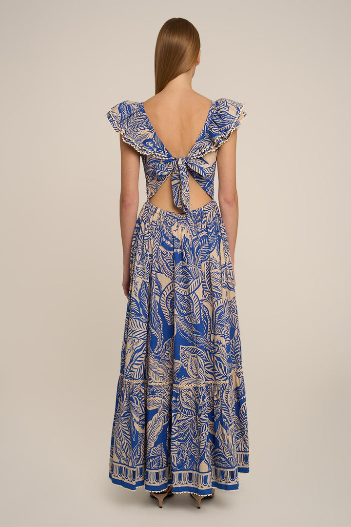 Long Dress Antea - Blue Delia