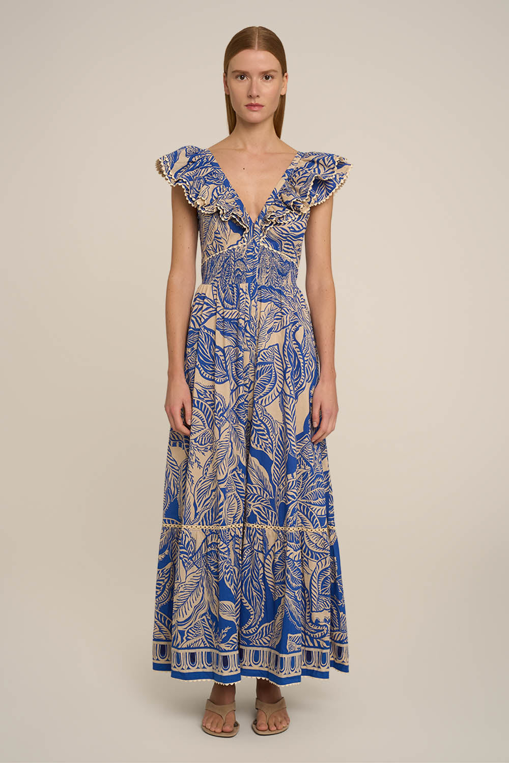 Long Dress Antea - Blue Delia