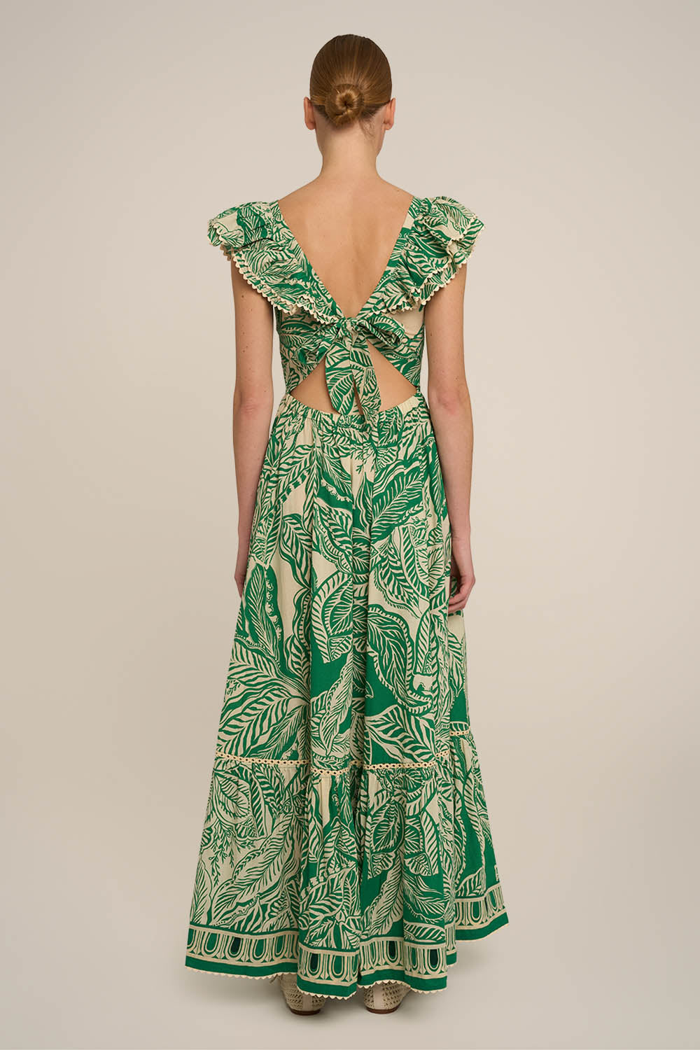 Long Dress Antea - Green Delia