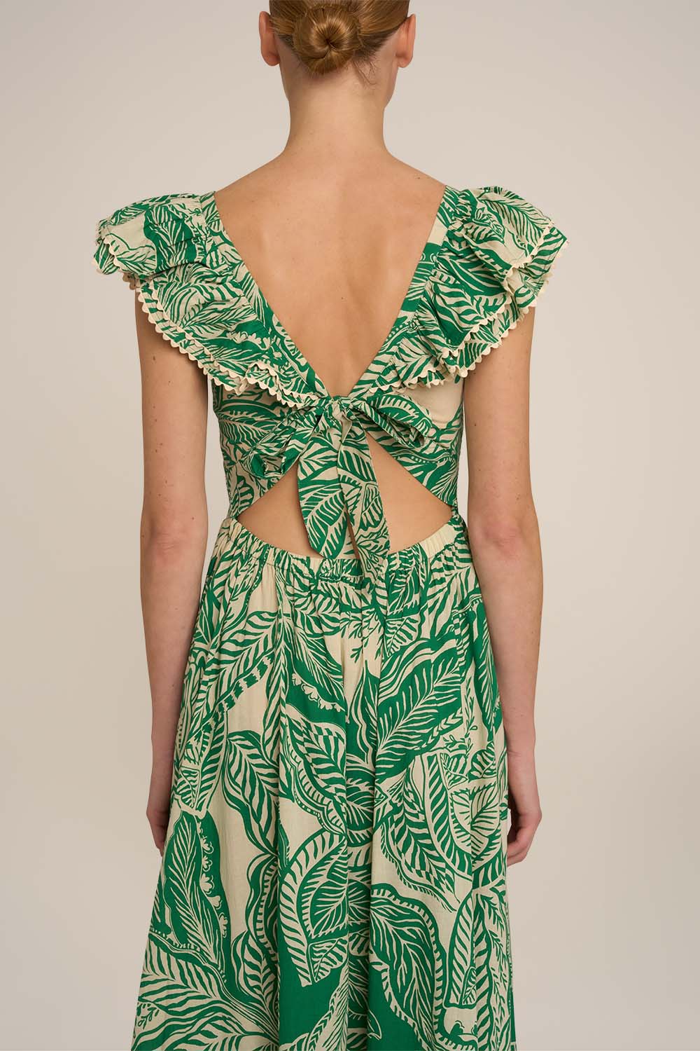 Long Dress Antea - Green Delia