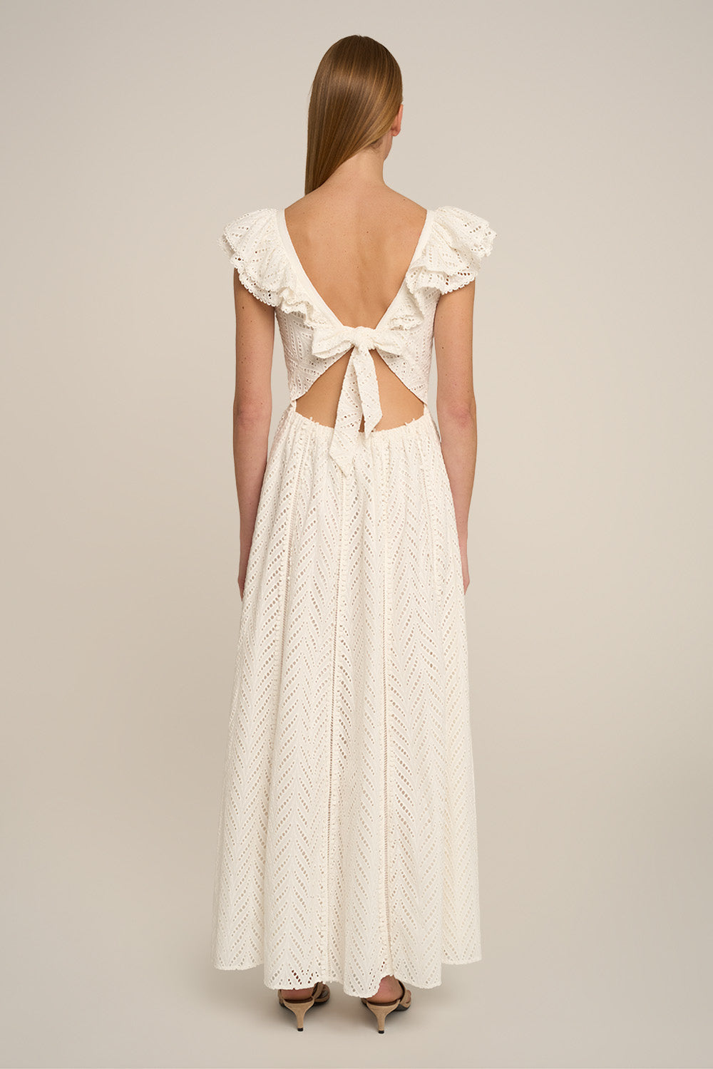 Robe Longue Antea - Natural White