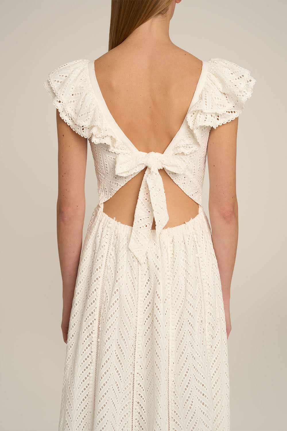 Robe Longue Antea - Natural White