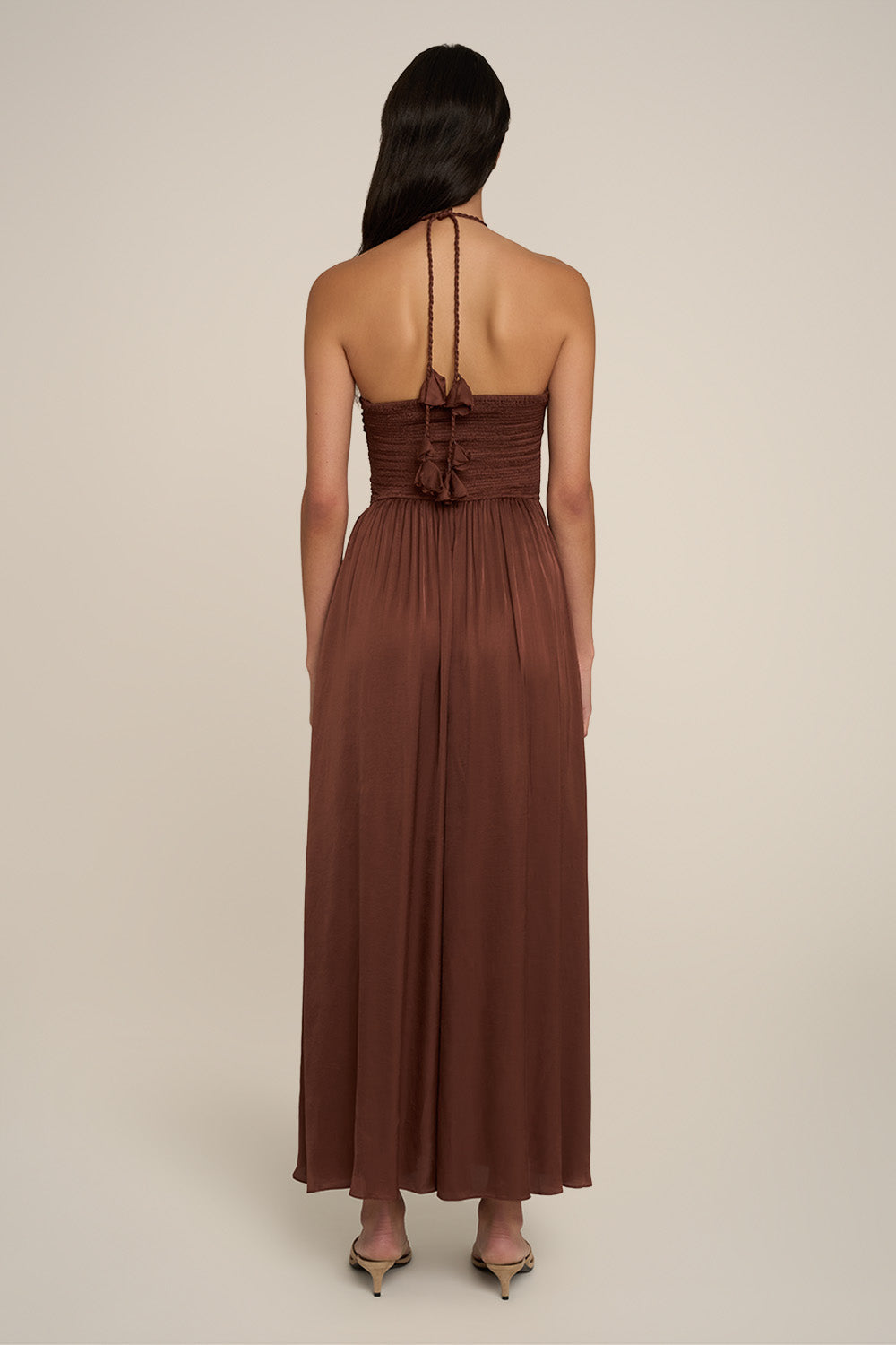 Long Dress Avril - Brown
