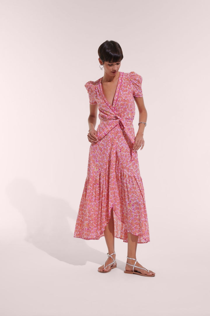 Robe Longue Baba - Pink Net